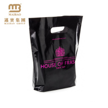 Guangzhou factory pouch handle cosmetic plastic bag
